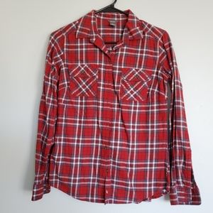 Eddie Bauer Stine's Favorite Flannel button down